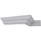 Ekena Millwork 5 5/8"H x 6 3/8"P x 8 1/2"F x 94 1/2"L Versailles Smooth Crown Moulding MLD05X06X08VE - alternate 9